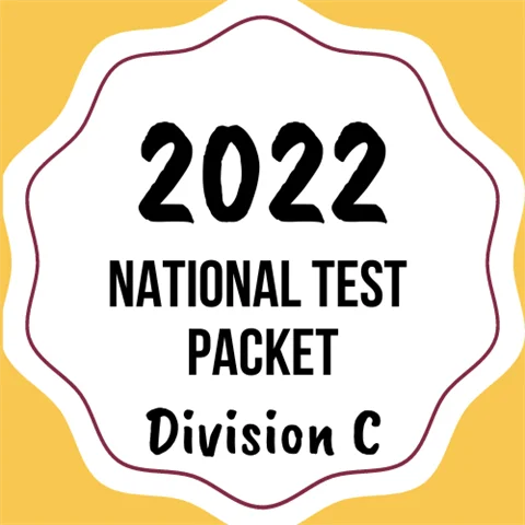 Test Packet 2022 Division C