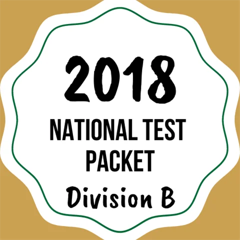 Test Packet 2018 Division B