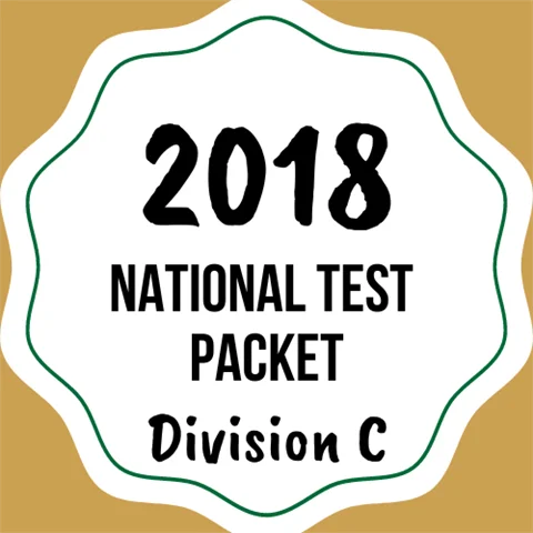 Test Packet 2018 Division C