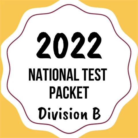 Test Packet 2022 Division B